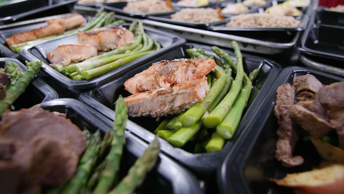 Protein-rich meal for athletes